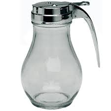 UPDATE SYDP-12 12 Oz Glass Syrup Dispensers (Each)