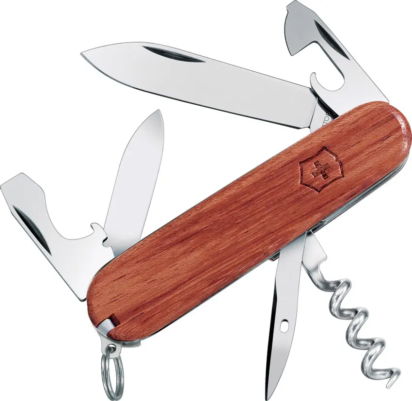 VICTORINOX 1.3603.69R Spartan Hardwood Pocket Knife