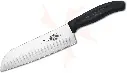 Victorinox 41529 7" Santoku Knife Black Handle