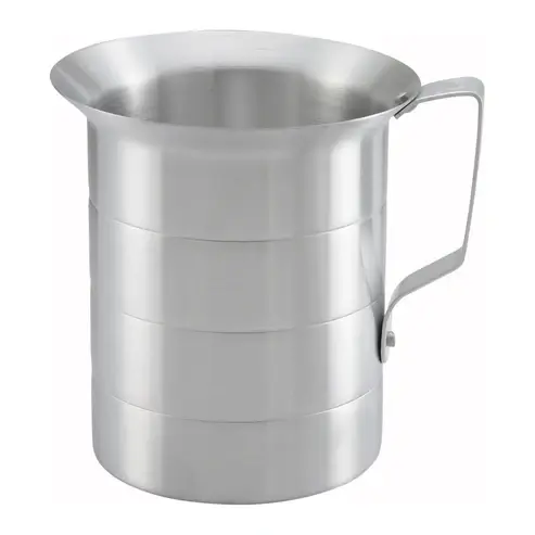 WINCO AM-2 2 Qt. Capacity Aluminum Measuring Cup