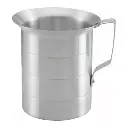 WINCO AM-2 2 Qt. Capacity Aluminum Measuring Cup