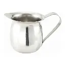 WINCO BCS-3 3 Oz Stainless Steel Bell Creamer