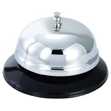 WINCO CBEL-1 3.5 Inch Stainless Steel Call Bell/Table Bell