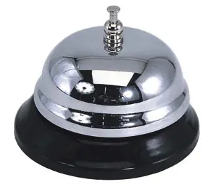 WINCO CBEL-1 3.5 Inch Stainless Steel Call Bell/Table Bell