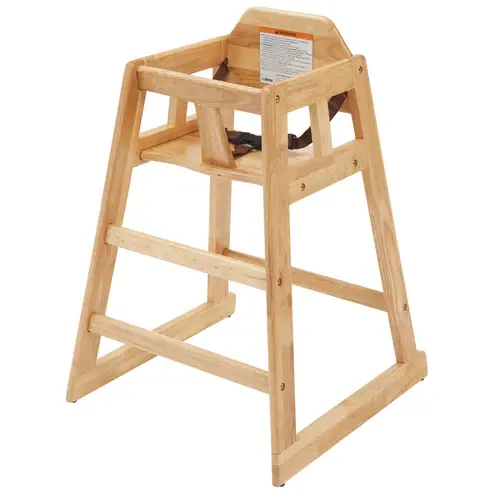 WINCO CHH-101 Stacking High Chair Natural Finish