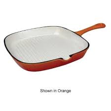 WINCO CSQ-9OR Casserole Skillet Orange 9.5"