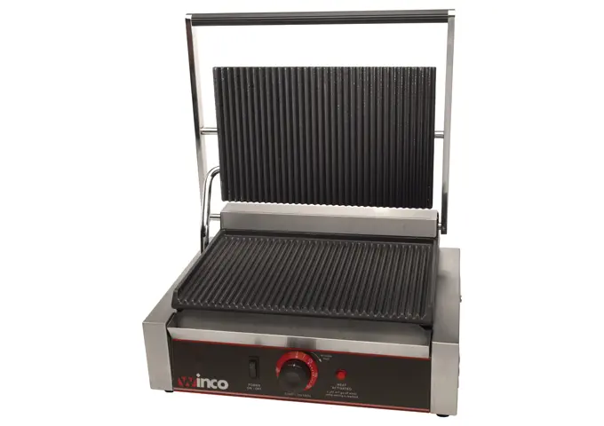 WINCO EPG-1 Electric Panini Grill Single 14"