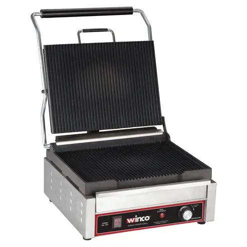 WINCO EPG-1 Electric Panini Grill Single 14"
