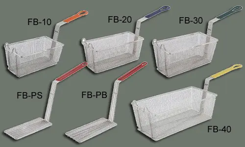 WINCO FB-10 Heavy Duty Fry Basket 12.12" x 6.5"