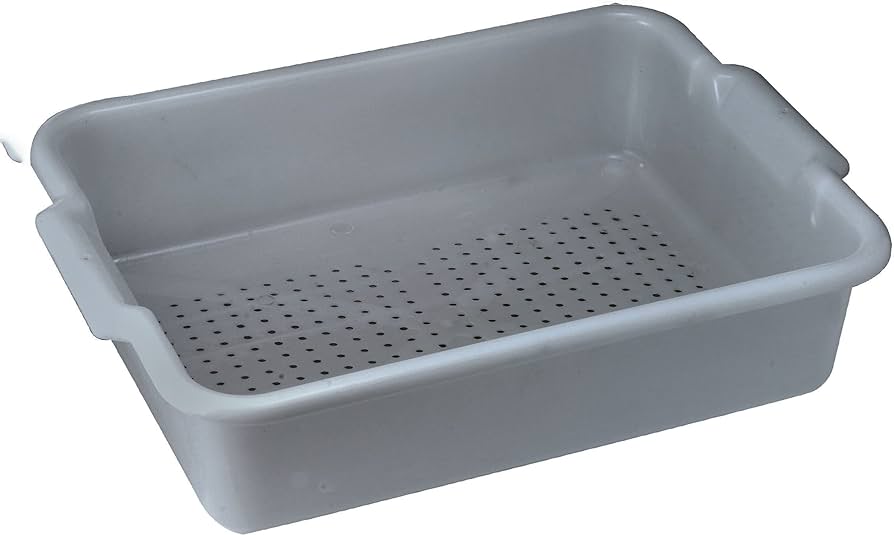 WINCO PLP-5G Bus Box Perforated Gray