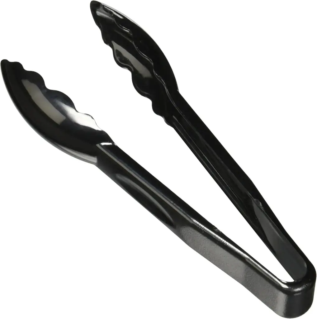 WINCO PUT-6K 6" Polycarbonate Utility Tongs Black