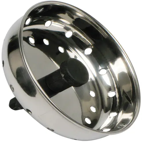 WINCO SIK-3 3" Sink Strainer 2.5" Stopper