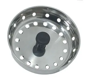 WINCO SIK-3 3" Sink Strainer 2.5" Stopper