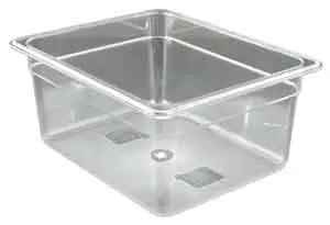 WINCO SP7206 1/2 Size Clear Food Pan 6" Deep