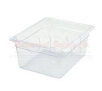 WINCO SP7206 1/2 Size Clear Food Pan 6" Deep