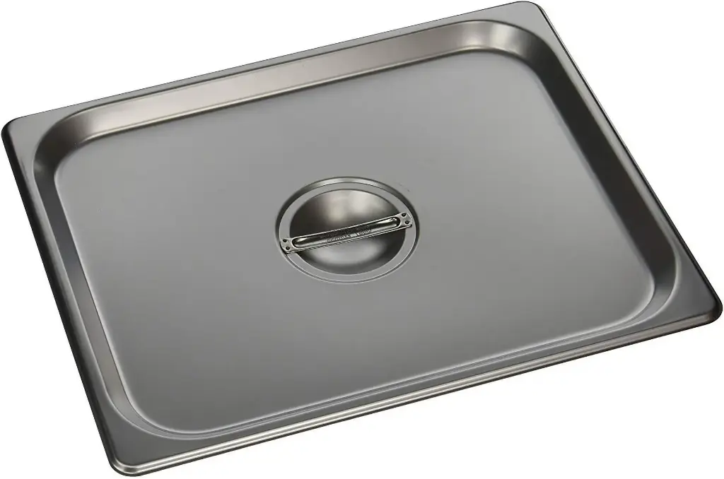 WINCO SPSCH Food Pan Steel 1/2 Cover