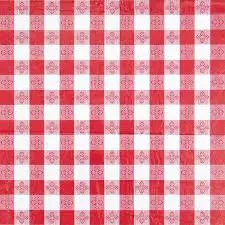 WINCO TBCS-52R Red Table Cloth 52" x 52"