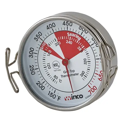 WINCO TMT-GS2 2-1/8" Grill Surface Thermometer