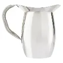 WINCO WPB-2C 2 Qt. Bell Pitcher with Ice Catcher