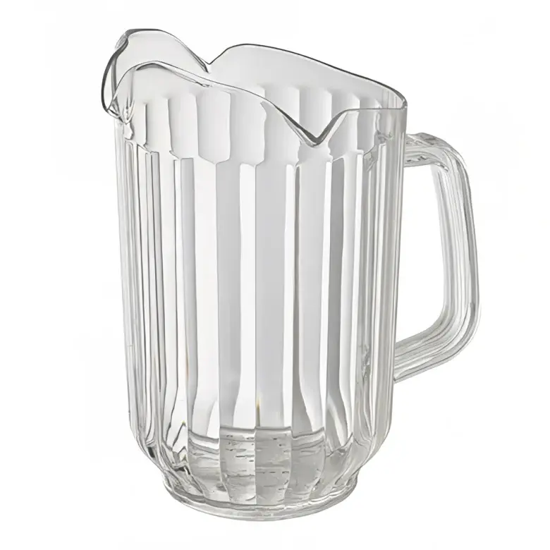 WINCO WPCT-60C Three Spouts Water Pitcher 60 Oz Clear