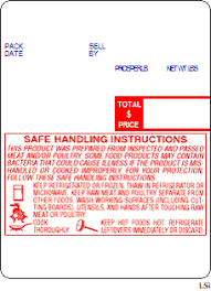 Weldotron 1.5" Core scale Label Safe Handling Print