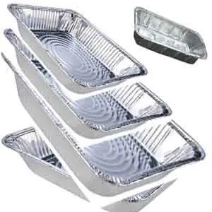 Western Plastic 1/2 Size Foil Steam Table Pan Shallow