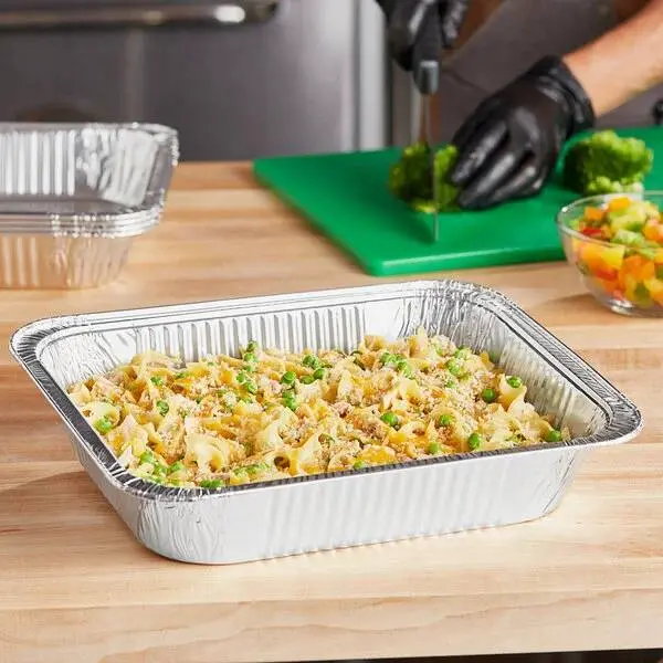 Western Plastic 5122 1/2 Size Foil Steam Table Pan Medium