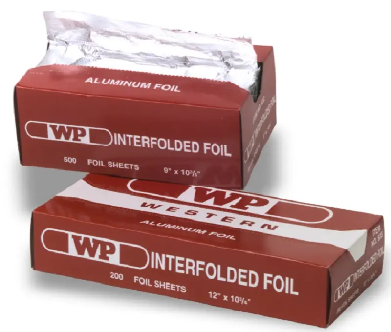 Western Plastic 631 Foil Wrap Sheet 9 X 10.75 Inch Interfolded