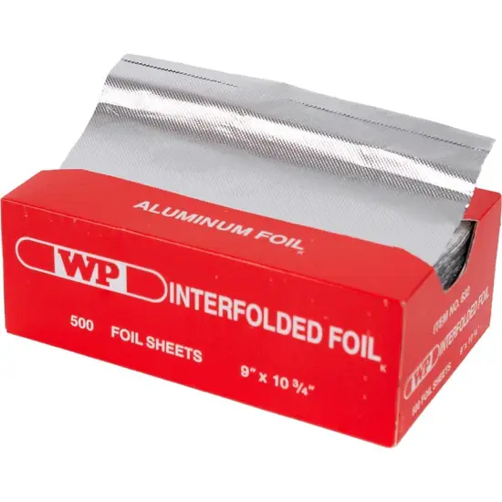 Western Plastic 632 Foil Wrap Sheet 9 X 10.75 Inch Interfolded