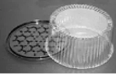 Wilkinson 9" Cake Display Container 2-3Layer Black