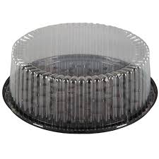Wilkinson 9" Cake Display Container 2-3Layer Black
