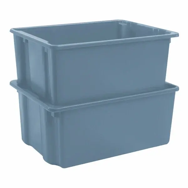 Win-Holt SN-2618 9" x 2" x 11" Gray Lug Tub