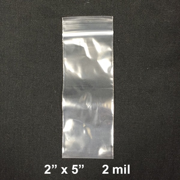 Zip Lock Bag 2 X 5 2 MIL