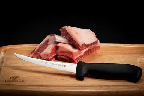 Mundial 5607-6 Boning Knife Curved Semi-Stiff 5600 Series 6 inches Black