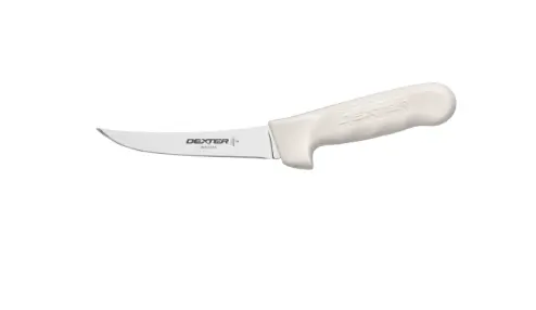 S131F-5 SANI-SAFE® 5" Flexible Curved Boning Knife