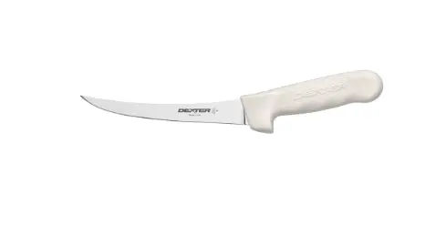 S131-6 SANI-SAFE® 6” Narrow Curved Boning Knife