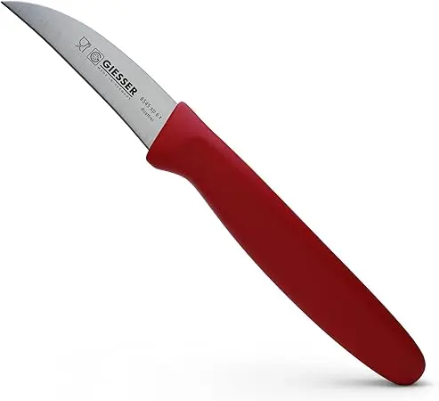 GIESSER 8545 sp 6 r Bird's beak peeling knife special red handle