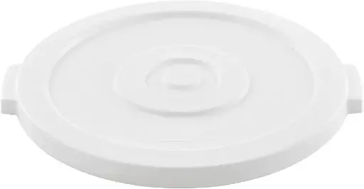 [2955] 20 Gallon White Garbage Can Lid