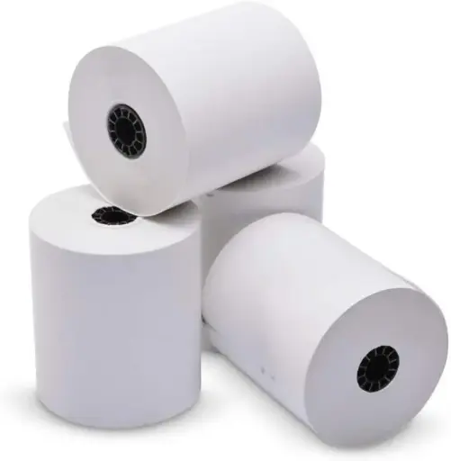 [152] 3" x 165' Single Ply White Bond Roll Paper