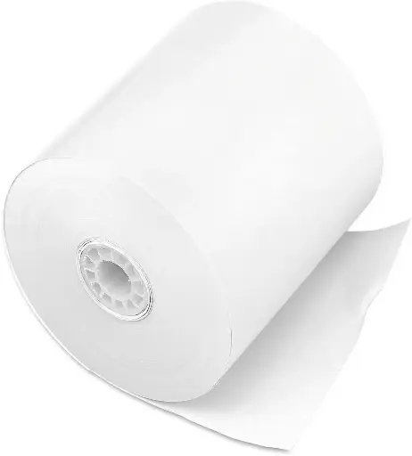 [159] 38MM x 150 Ft. Single Ply White Bond Roll Paper