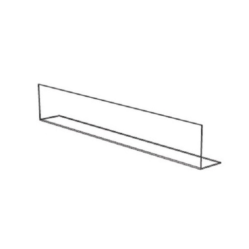 [2019] 48" Clear Front Fence For Display Shelf