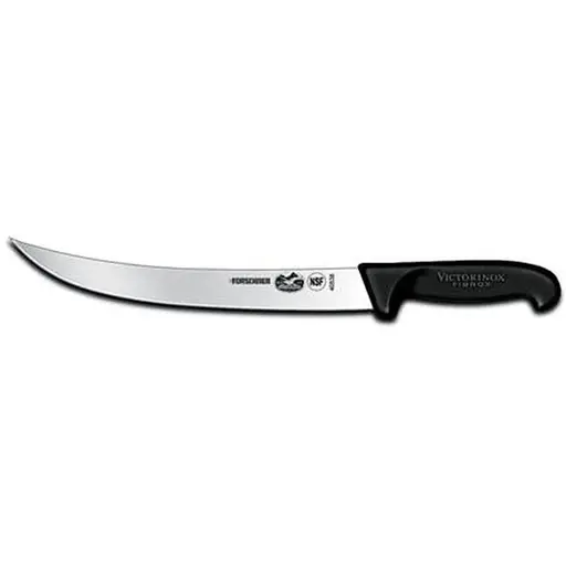 [4090] 8" Breaking Knife Black Handle