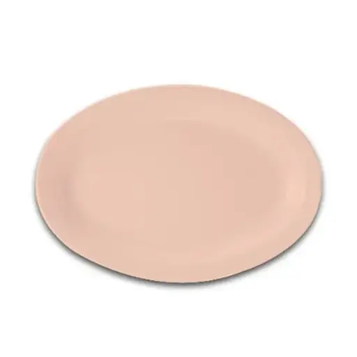 [5406] Admiral Craft MEL-OP14T Oval Platter 13.25" Tan