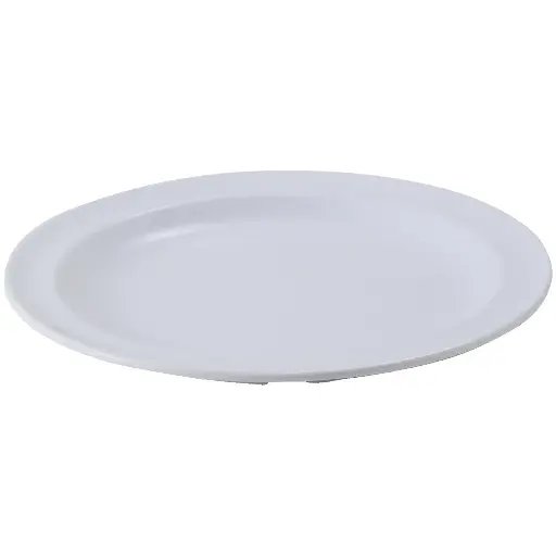 [5399] Admiral Craft MEL-PL90W Round Plate 9" White