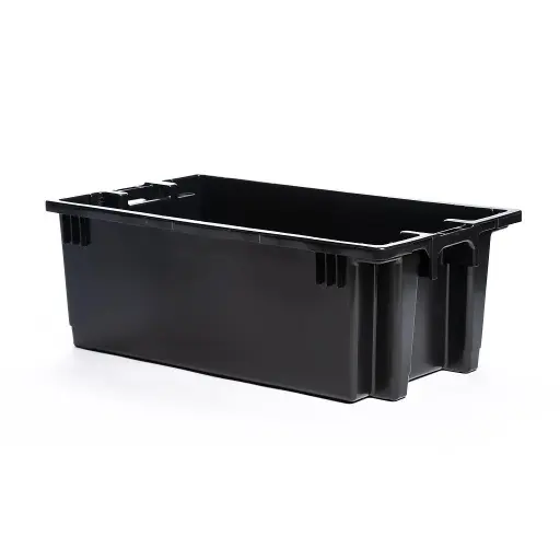 [2547] Black Tote Box 31.7" x 18.3" x 11.6"