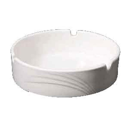 [4549] CAC China AST-4 Ashtray European White 4.5"