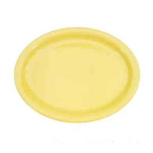 [4526] CAC China L-12NR-Y Yellow Platter Narrow Rim 9.25 Inch