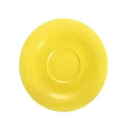 [4519] CAC China LV-2-Y 6 Inch China Yellow Saucer