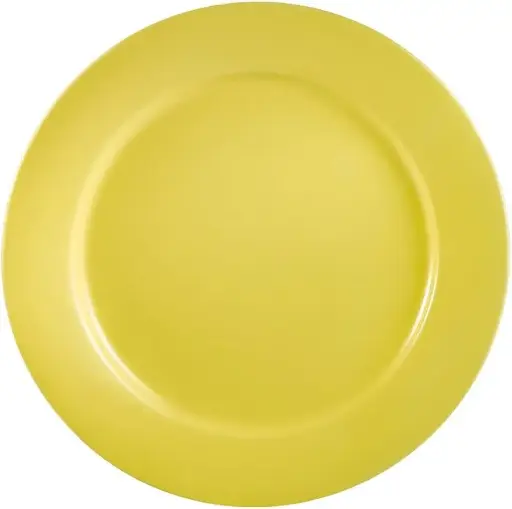 [4523] CAC China LV-8-Y 9 Inch Yellow Ellegant Ceramic Plate
