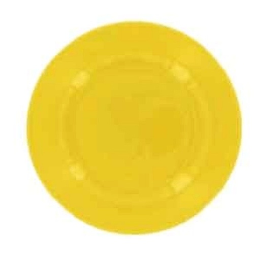 [4523] CAC China LV-8-Y 9 Inch Yellow Ellegant Ceramic Plate